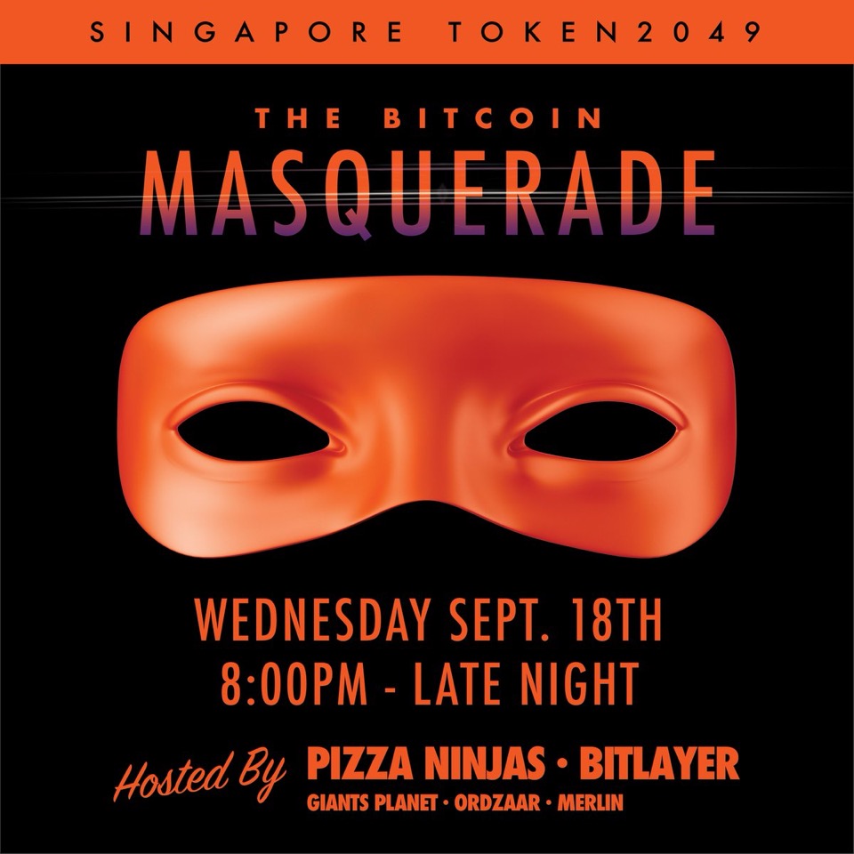 BTC Masquerade at Token2049 Singapore