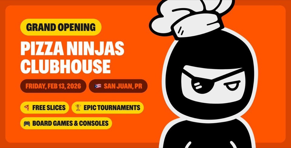 Pizza Ninjas Clubhouse grand opening